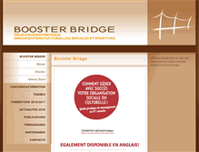 Tablet Screenshot of booster-bridge.kameleo.ch